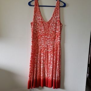 Athleta Activewear Orange Sleeveless Dress